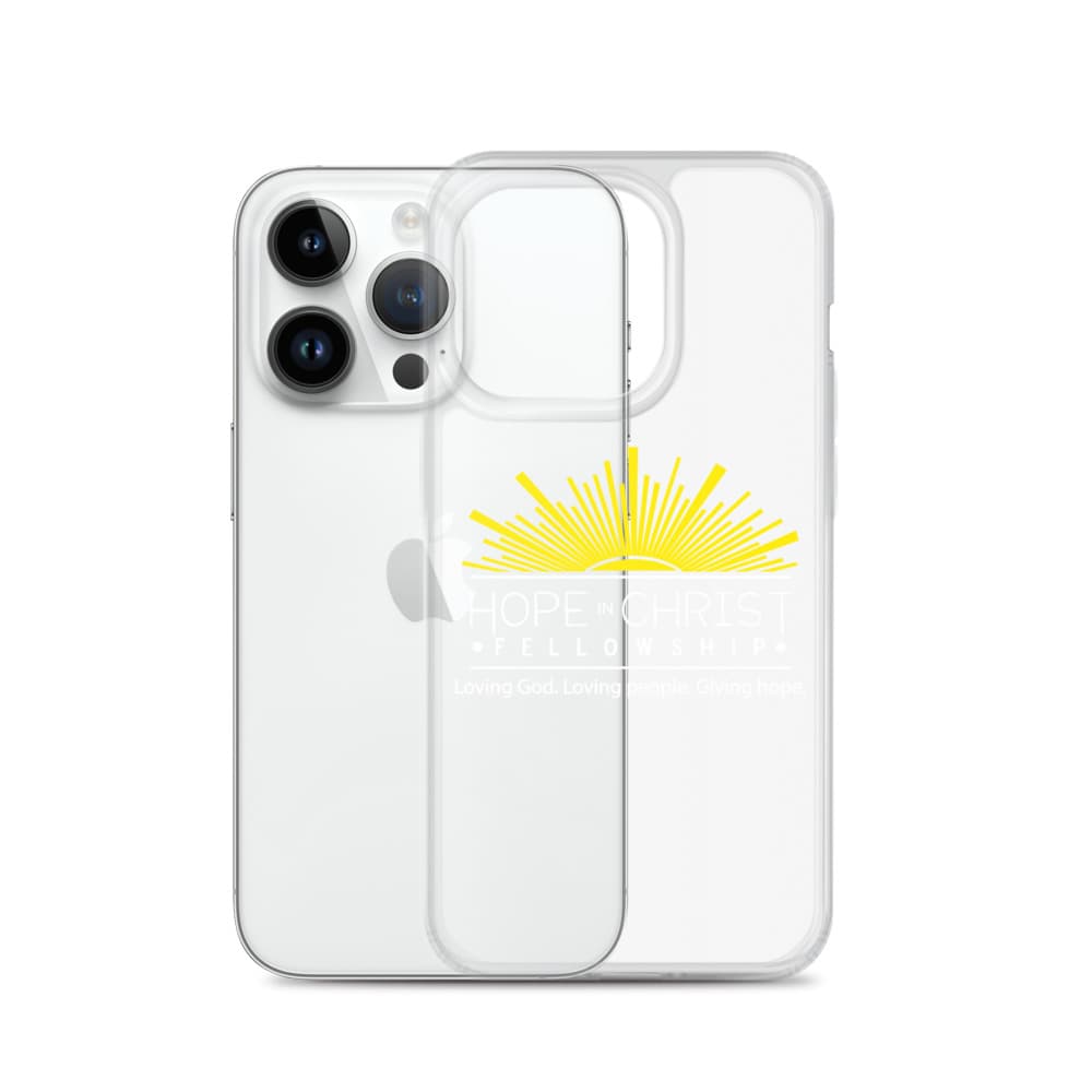 HICF LOGO WHITE iPhone Case