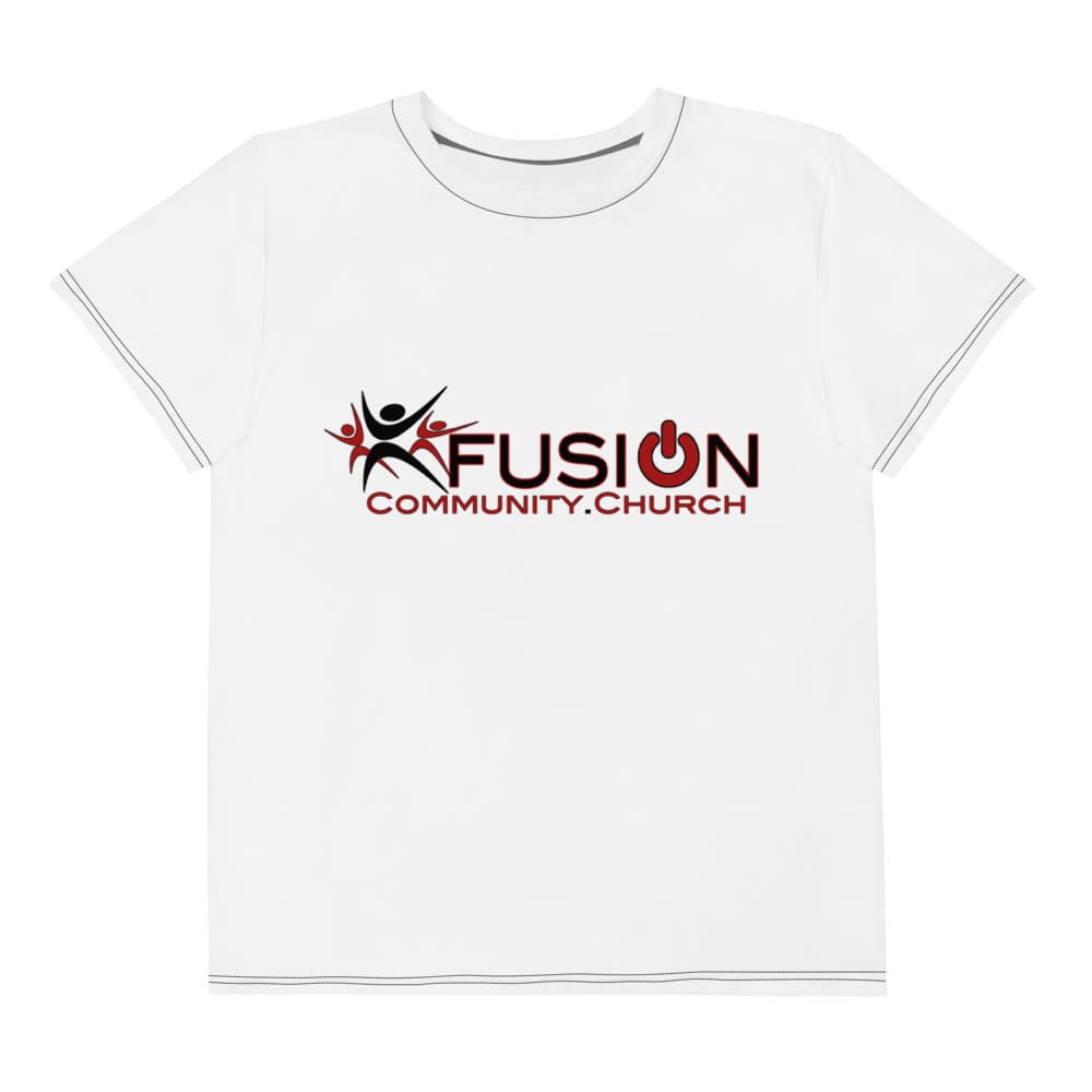 All-Over Print Youth Crew Neck T-shirt