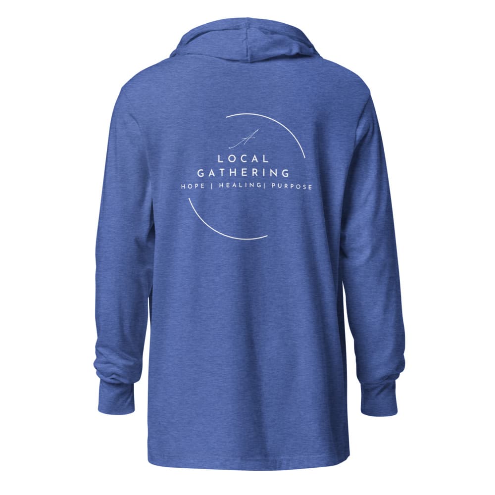 3512 Unisex Hooded Long Sleeve Tee