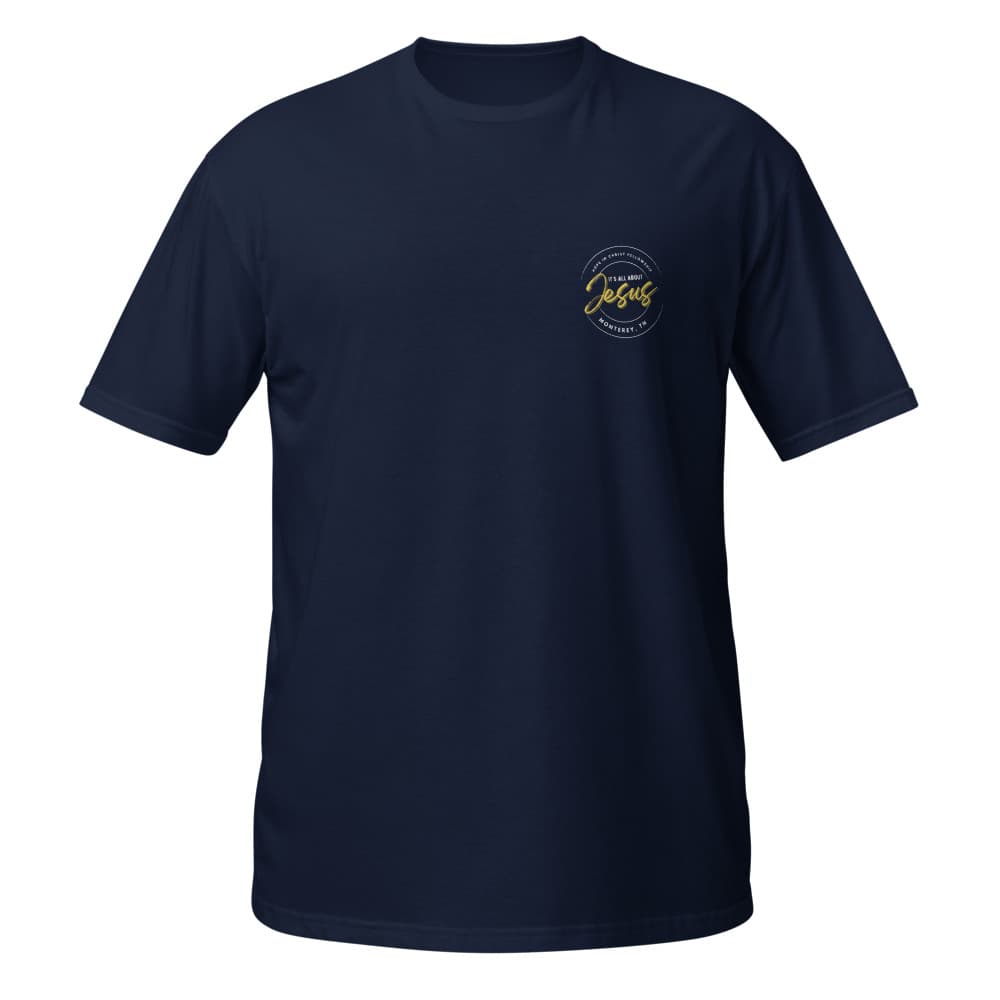 All About Jesus Back Softstyle T-Shirt