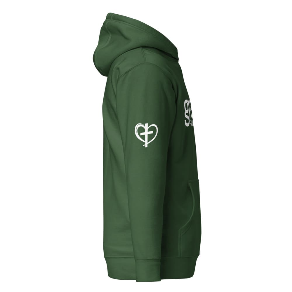 Hoodie with large logo