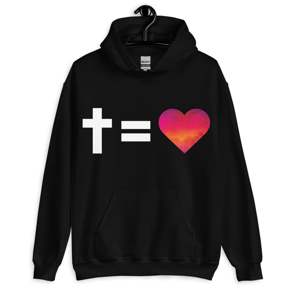 Cross = Love hoodie