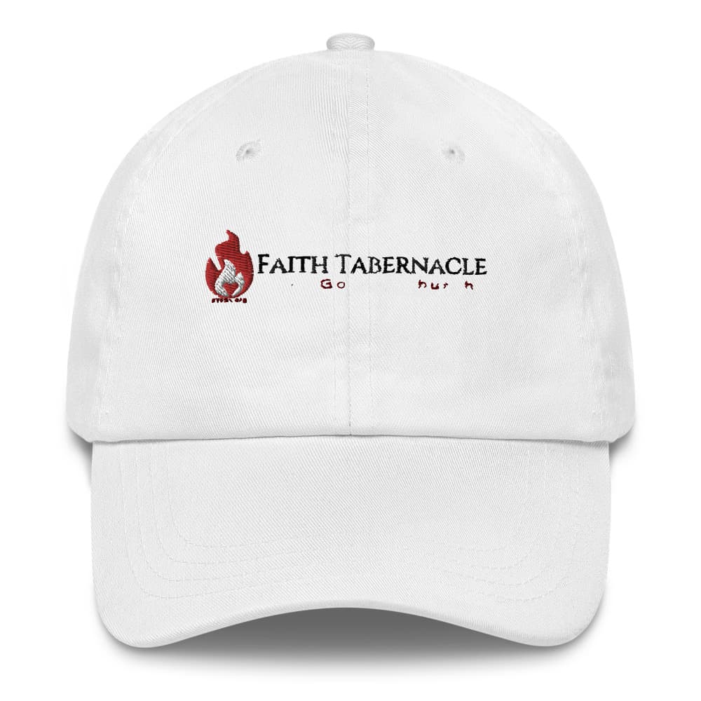 Unstructured Classic Dad Cap-White Full Logo