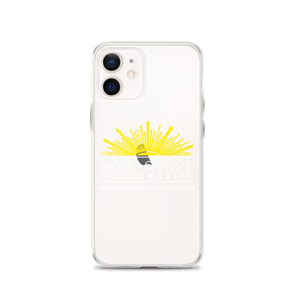 HICF LOGO WHITE iPhone Case