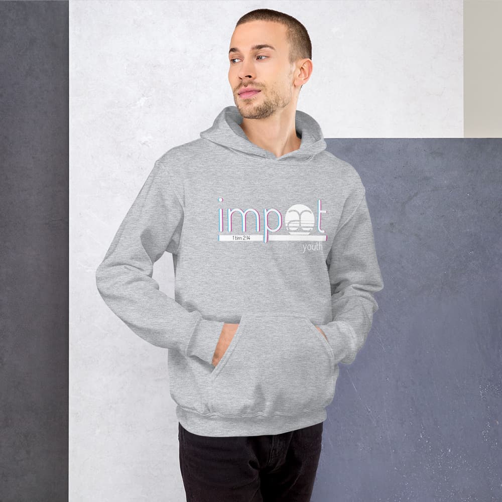 Impact Adult Unisex Hooded Sweatshirt