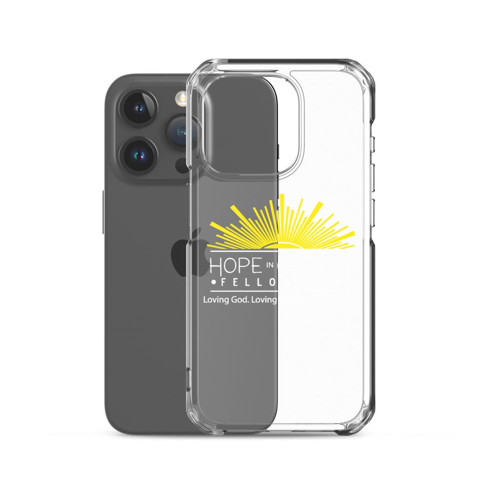 HICF LOGO WHITE iPhone Case