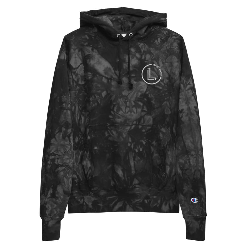 Logo Champion Tie Dye Hoodie