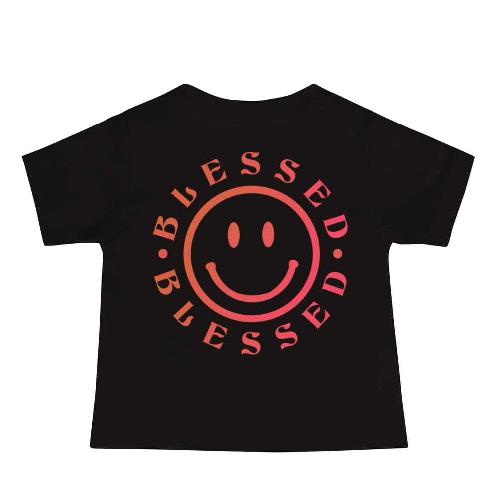 Baby Blessed Smiley Face Tee