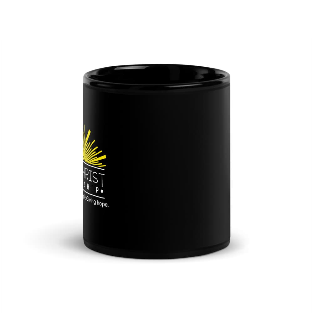 HICF Black Glossy Mug