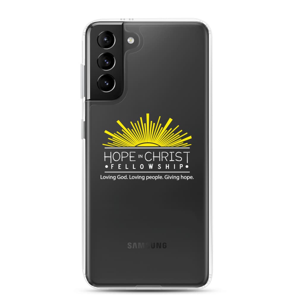 HICF WHITE LOGO Samsung Case