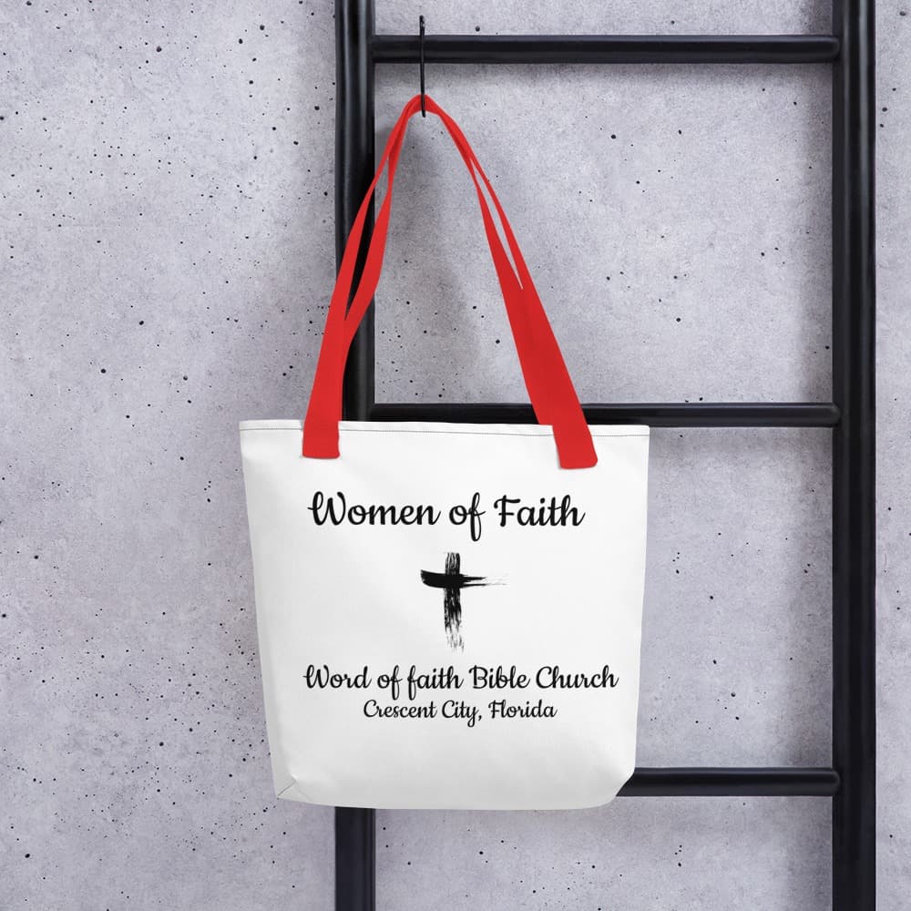 Women of Faith All-Over Print Tote WOFBC