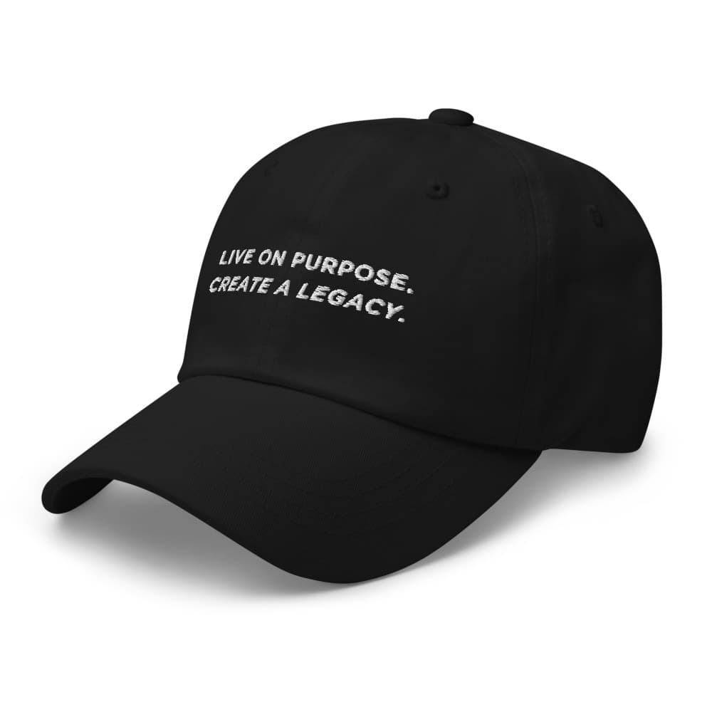 Live On Purpose Unstructured Classic Dad Cap