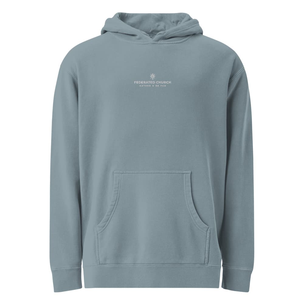 Federated Church Logo Pigment-Dyed Hoodie
