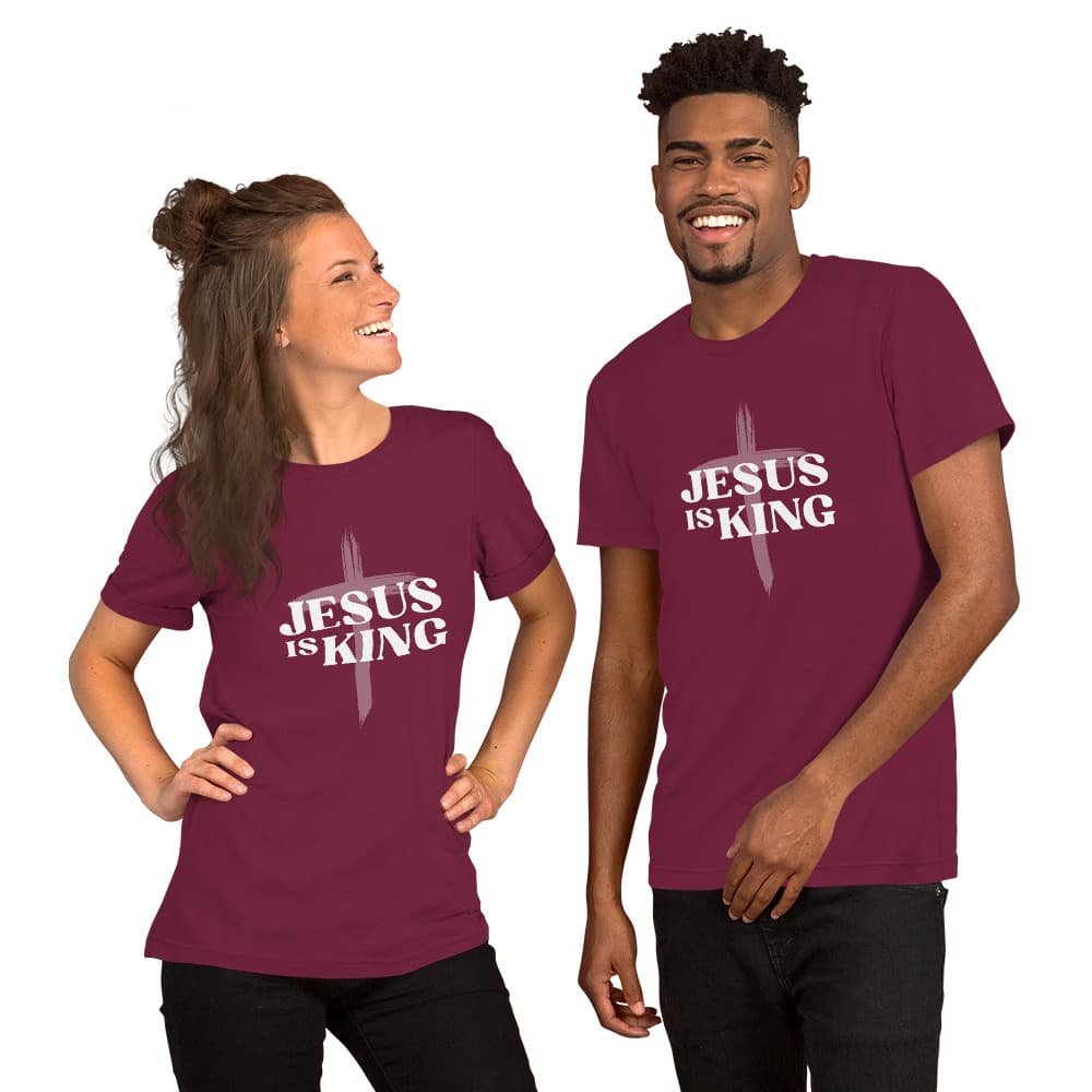 Jesus is King Unisex Short Sleeve Jersey T-Shirt
