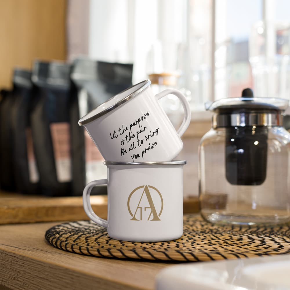 Let the Purpose: Enamel Mug