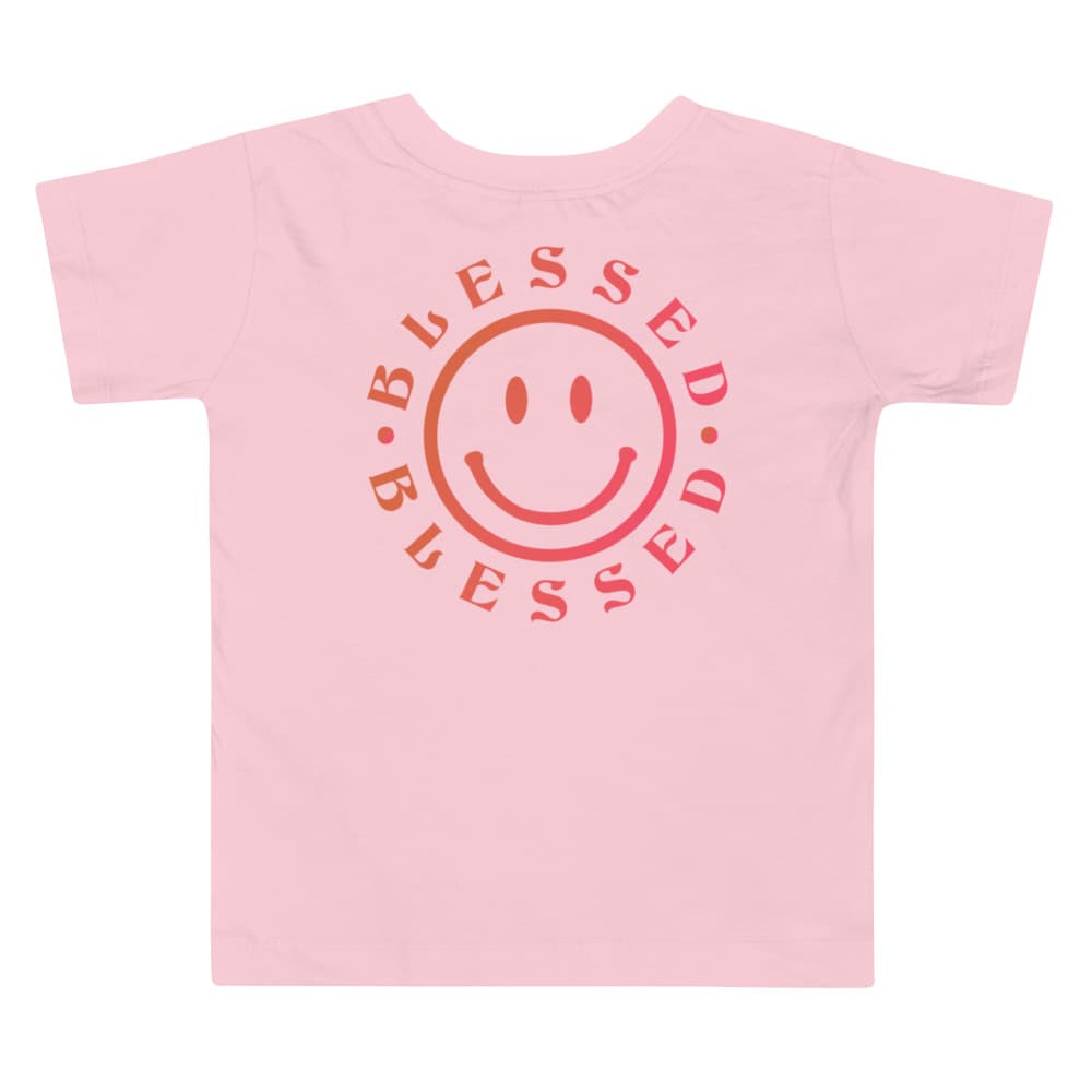 Kids Blessed Smiley Face Tee