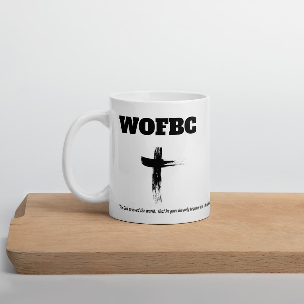 WOFBC - John 3:16 White Glossy Mug