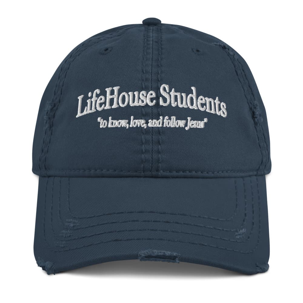 LSM Embroidered & Distressed Dad Hat