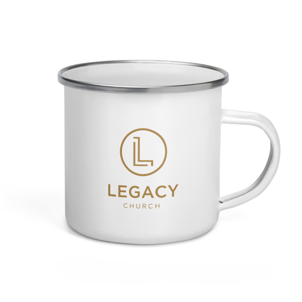 Gold Logo Enamel Mug