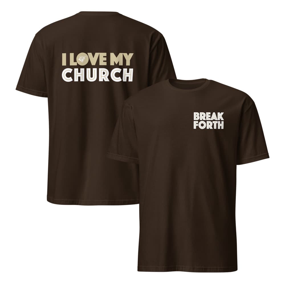 Love My Church Tee Dark