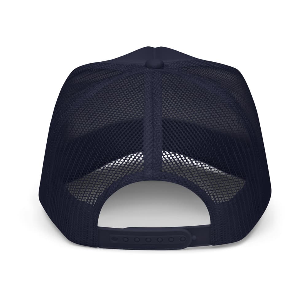 White LC Foam Trucker Hat
