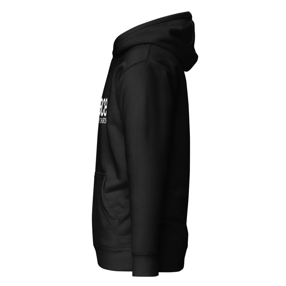 Hoodie with large logo