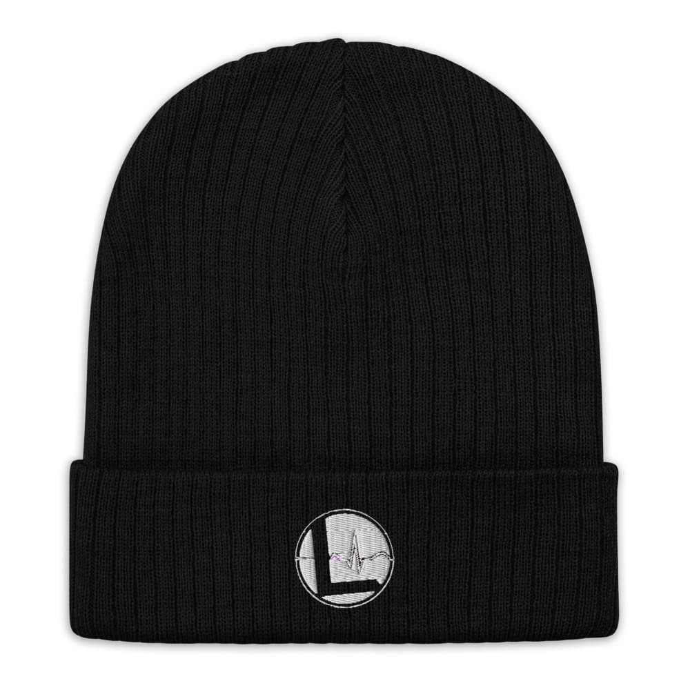White Logo Beanie