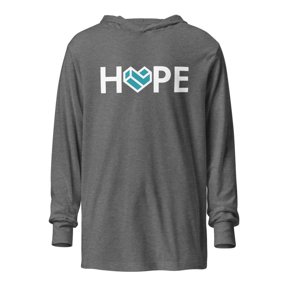 Heart of Hope Hooded Long Sleeve Shirt