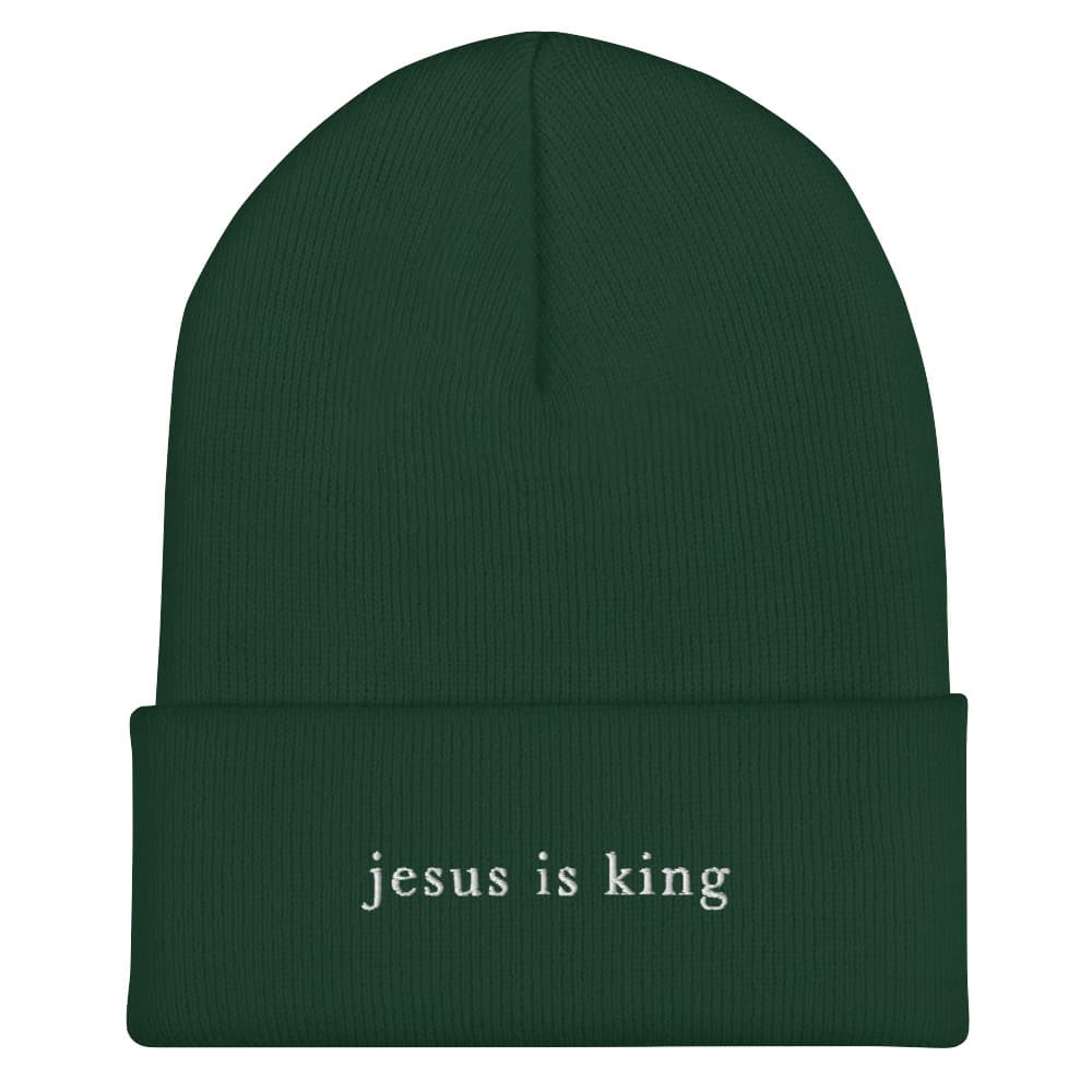 Jesus Is King Beanie