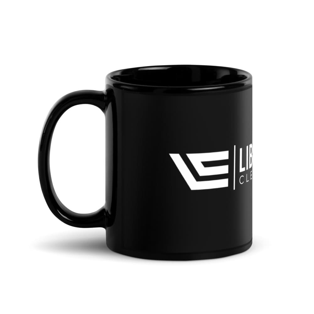 Liberty Church Black Glossy Mug