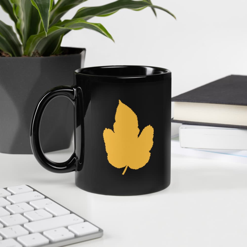 Black Leaf Mug
