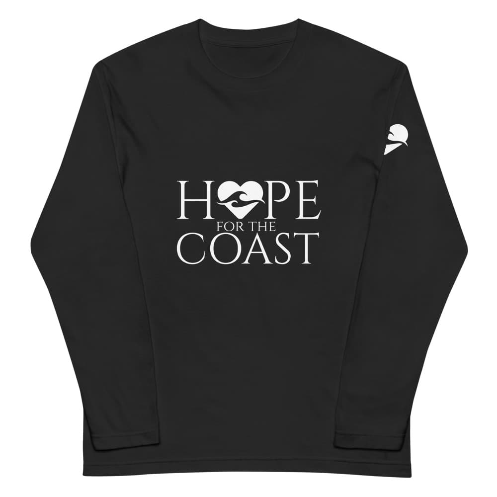 Hope for the Coast Unisex Long Sleeve T-Shirt Black