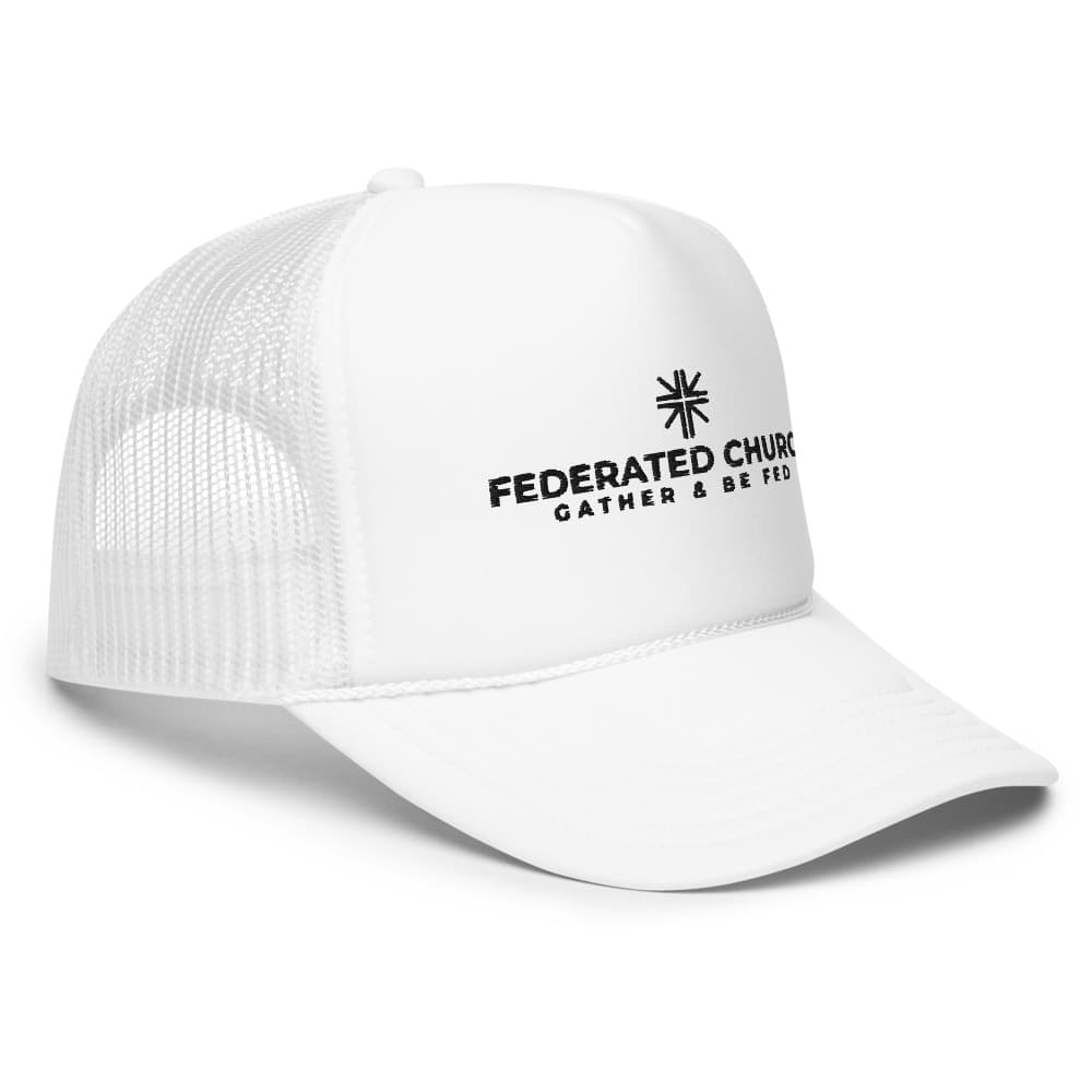 Federated Church Logo White Foam Trucker Hat