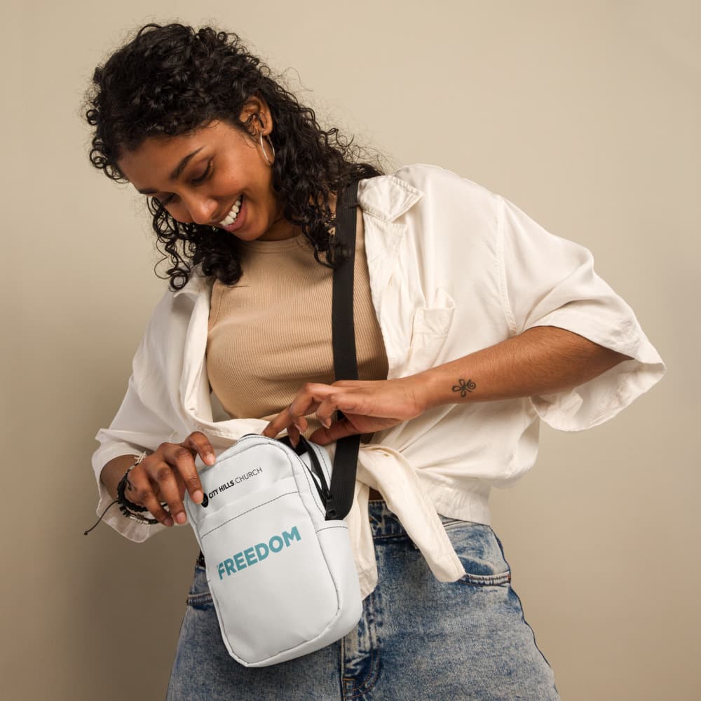 Freedom All-Over Print Utility Crossbody Bag