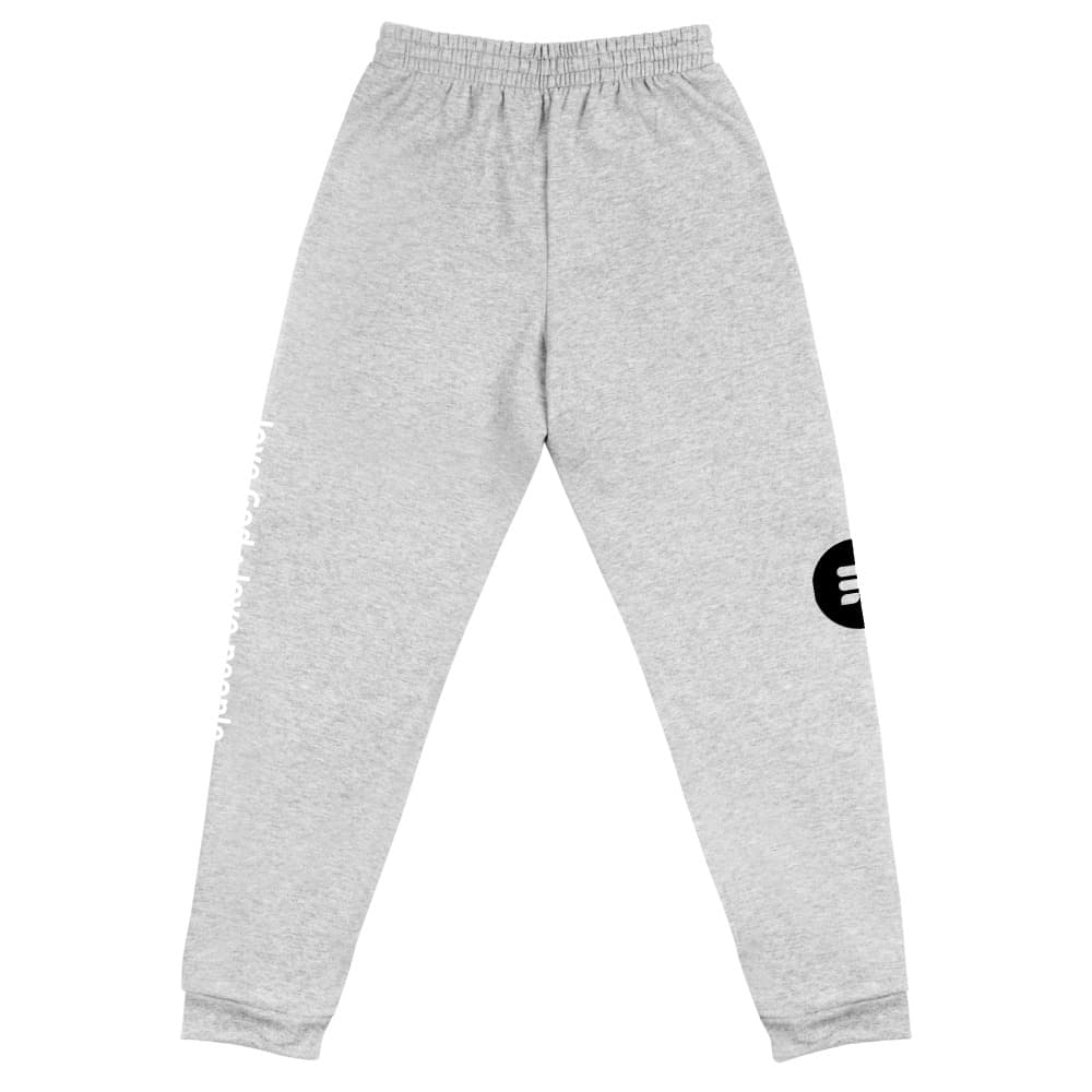 Joggers black and white logo