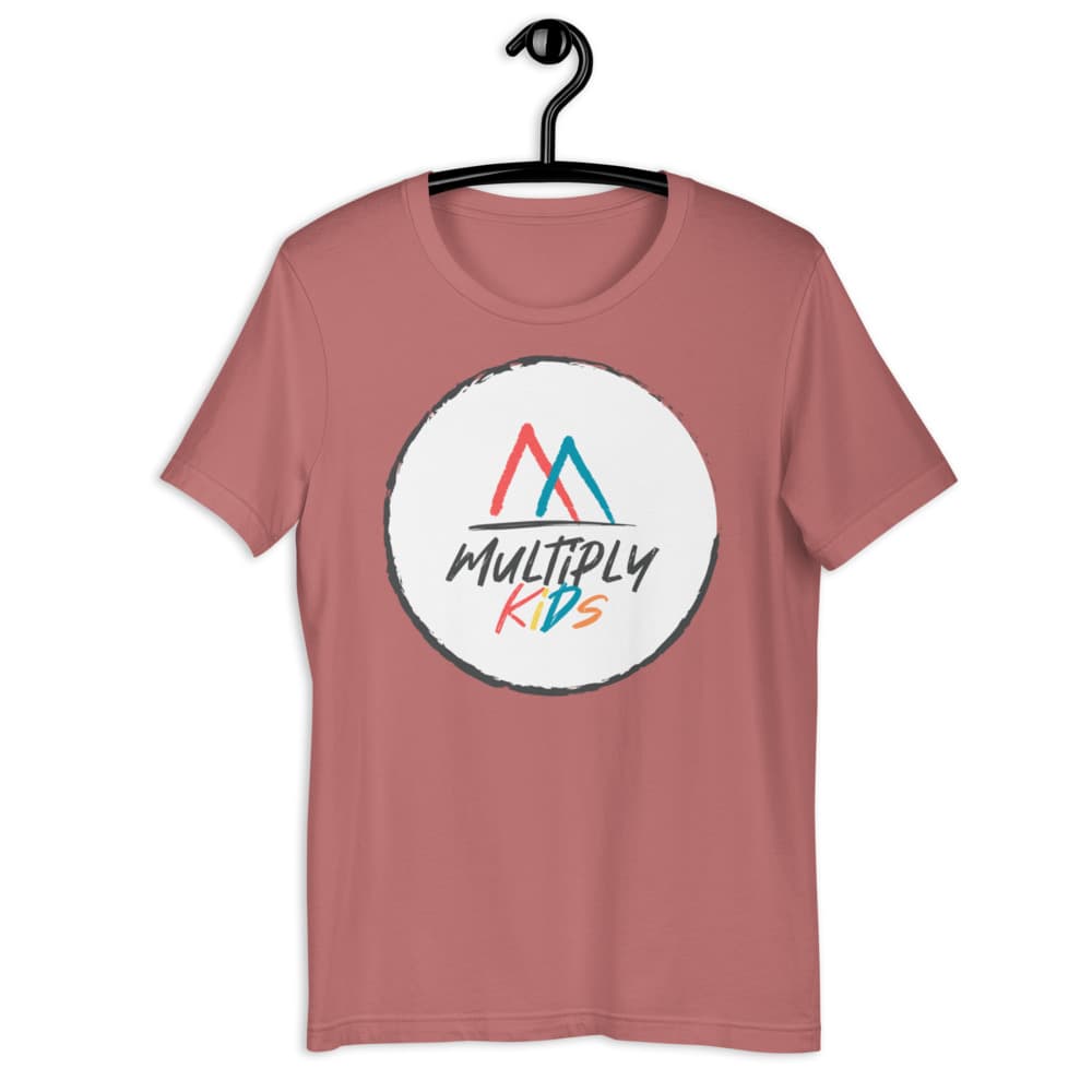 Multiply Kids Original Logo Adult Solid Style Bella + Canvas T-Shirt