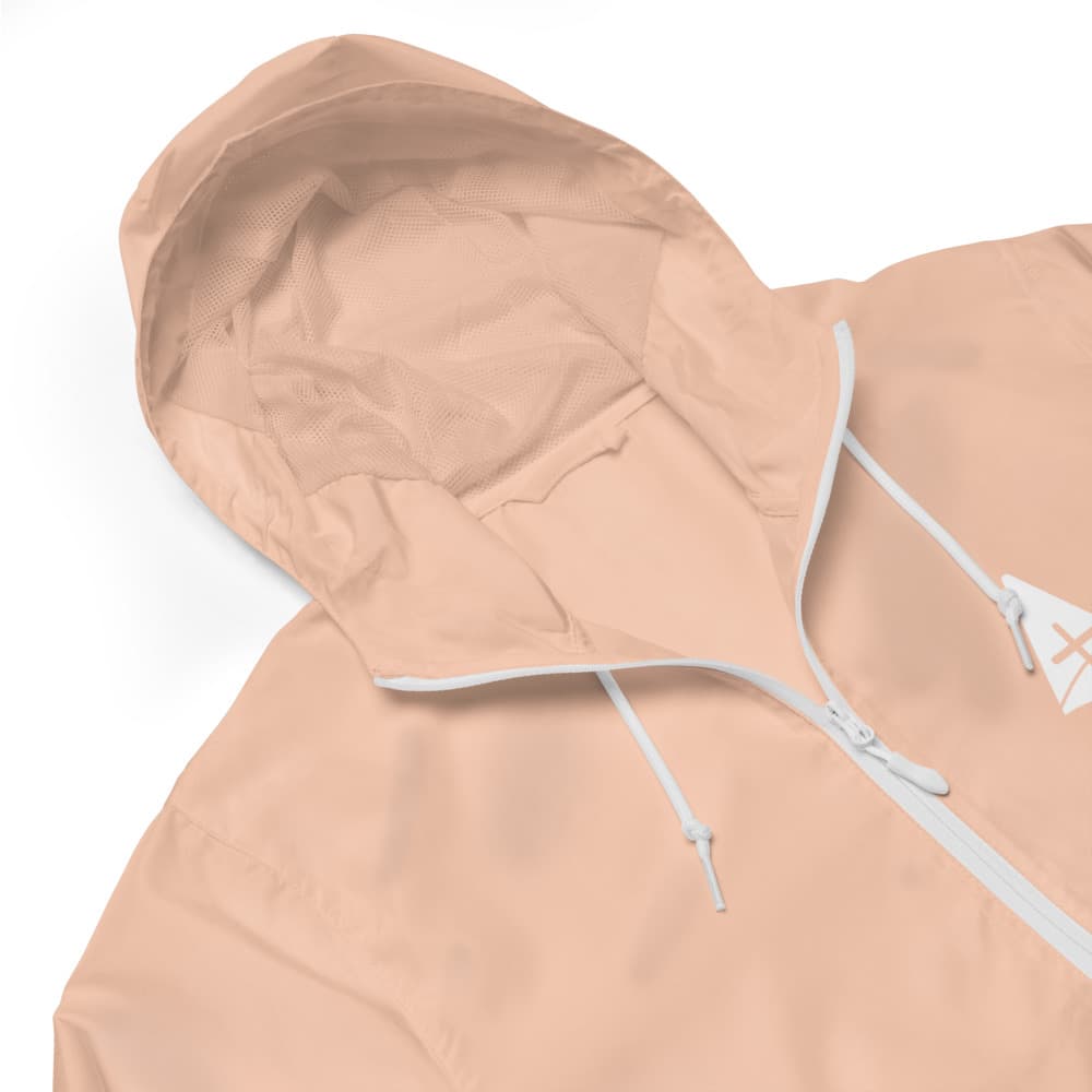 Blush/White Zipper