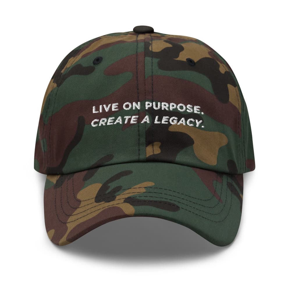 Live On Purpose Unstructured Classic Dad Cap