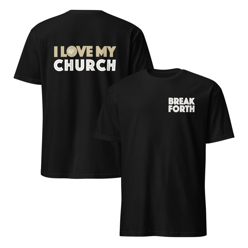 Love My Church Tee Dark