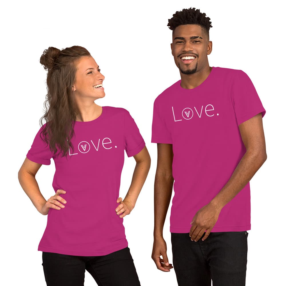 3001 Love Unisex Short Sleeve Jersey T-Shirt