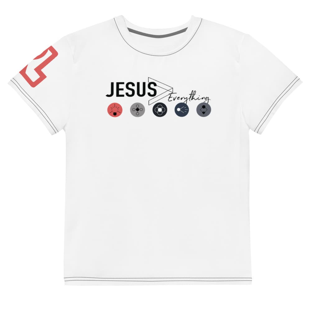 All-Over Print Youth Crew Neck T-shirt