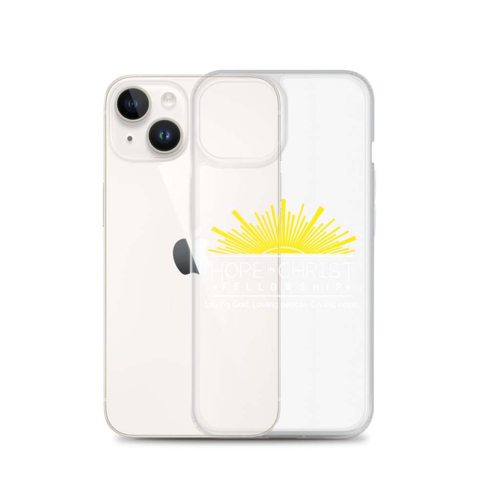 HICF LOGO WHITE iPhone Case