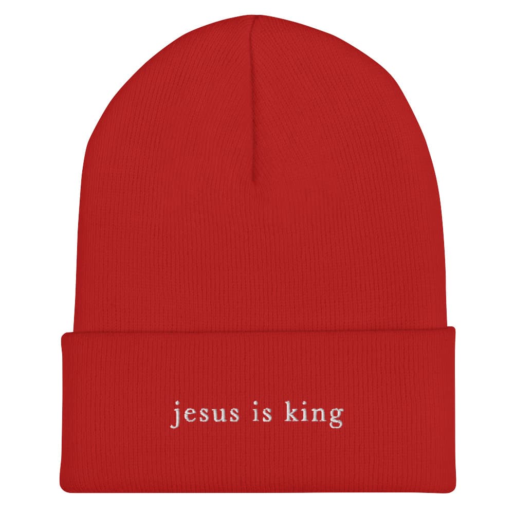 Jesus Is King Beanie