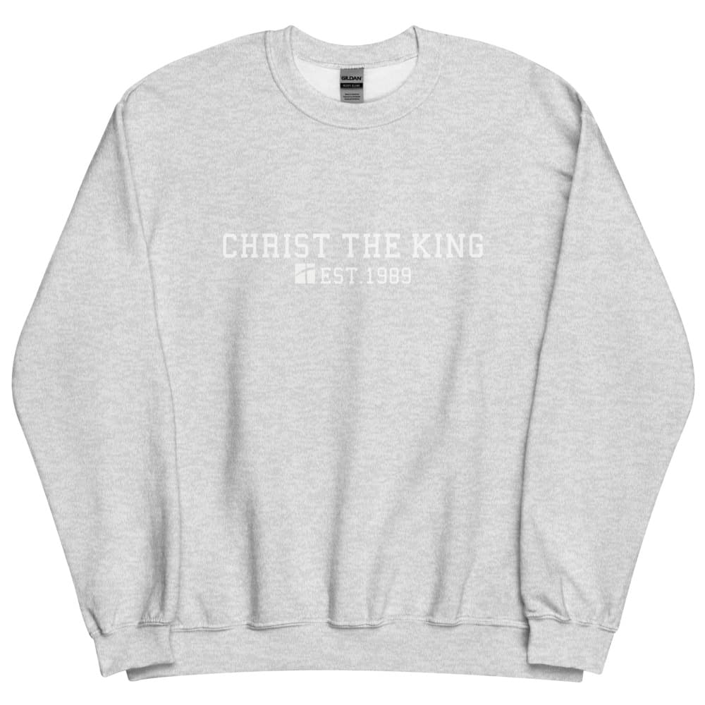 Unisex Crew Neck Sweatshirt - CTK 1989 white ink