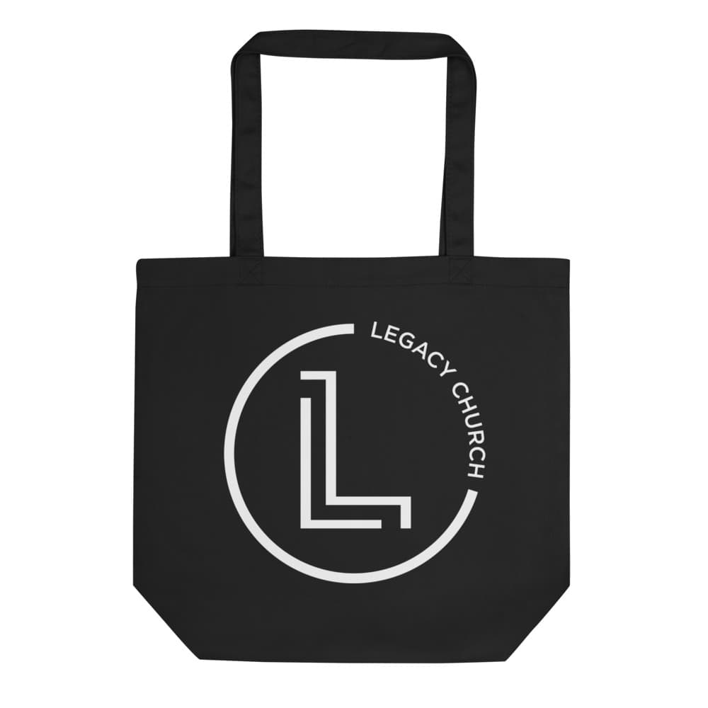 Round Logo Organic Cotton Tote Bag