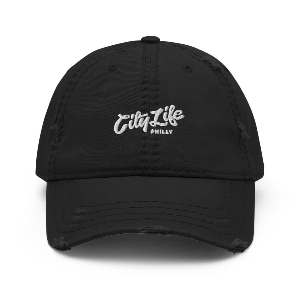 City Life Distressed Dad Hat