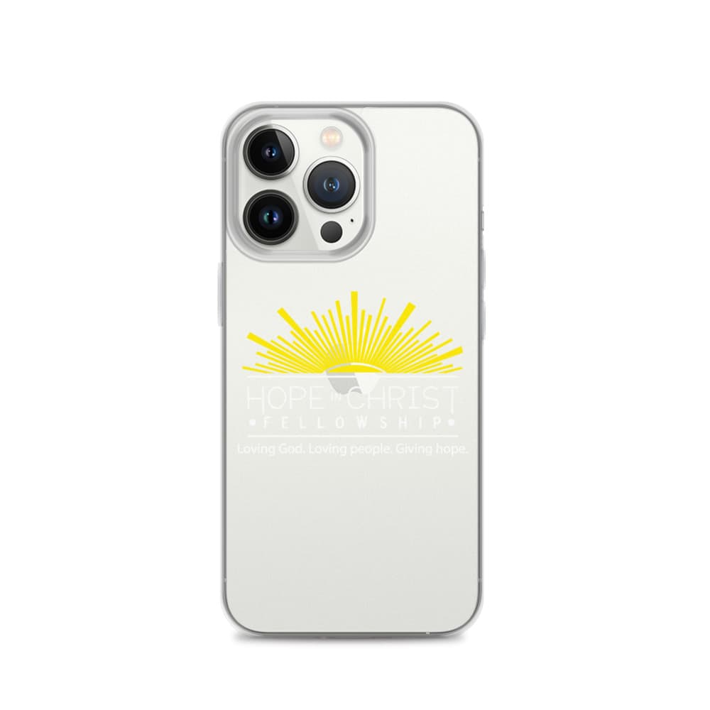HICF LOGO WHITE iPhone Case