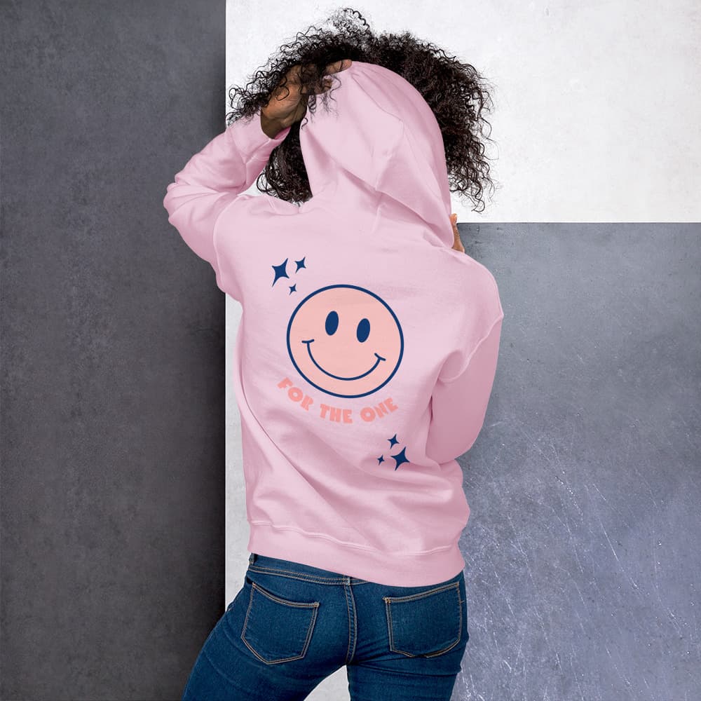For The ONE Smiley Unisex Heavy Blend Hooded Sweatshirt