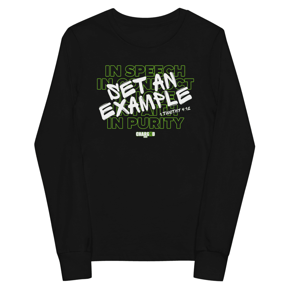 Long Sleeve Tee- 1 Tim 4 (Youth Sizes)