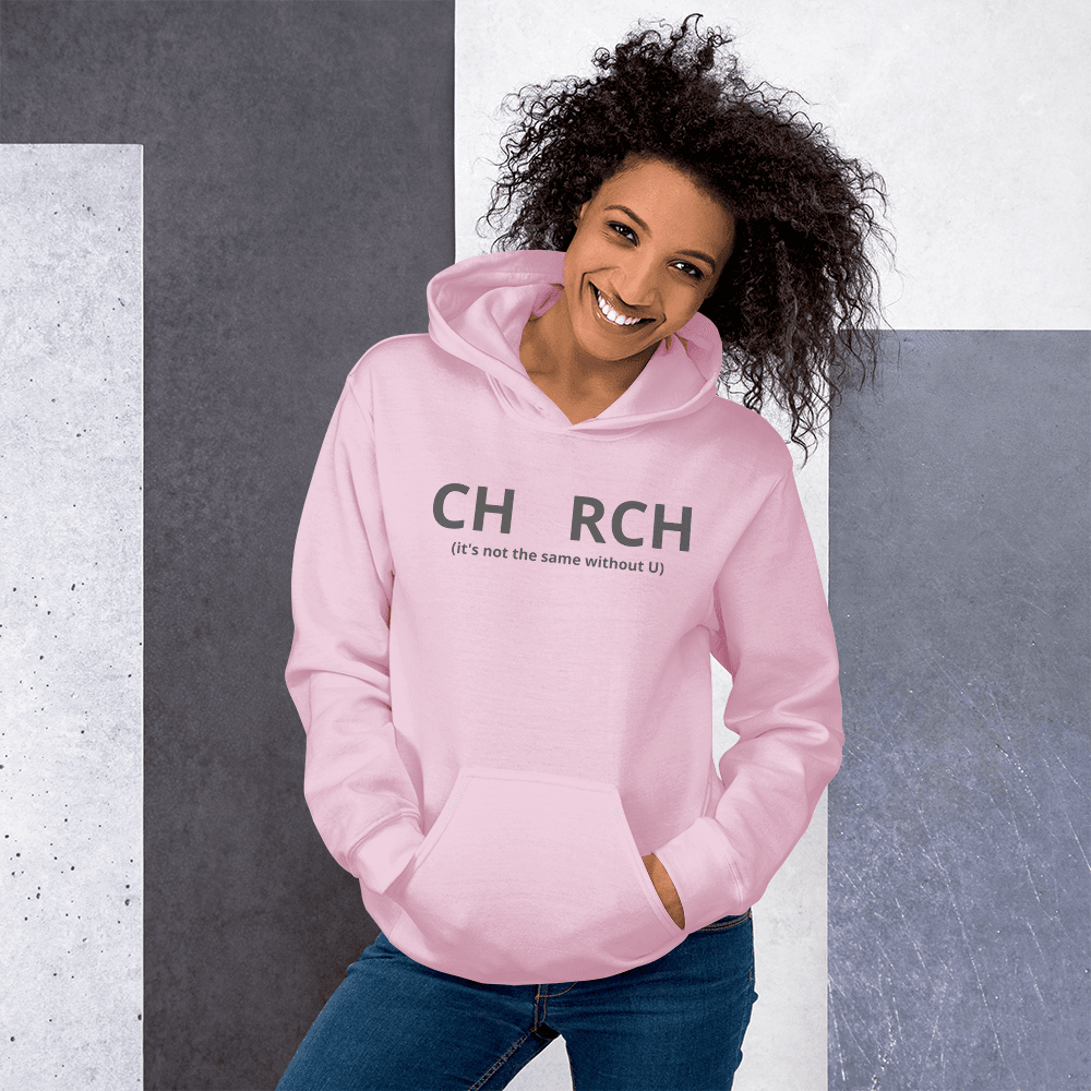 Women's Light Pink_not the same without U_Hoodie